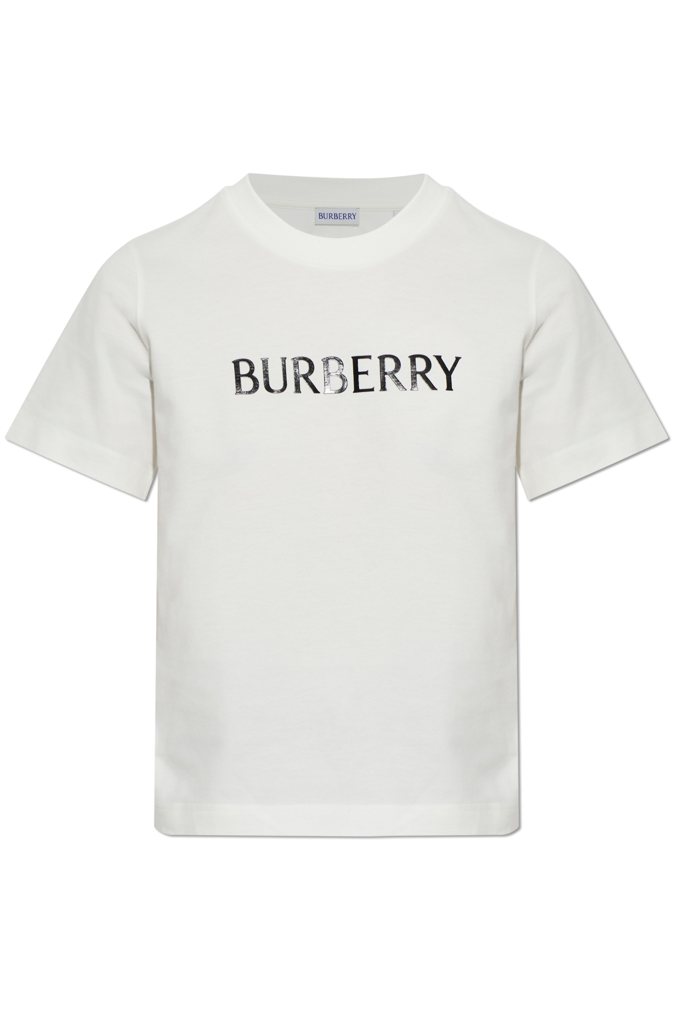 White T-shirt with logo Burberry - Vitkac AS